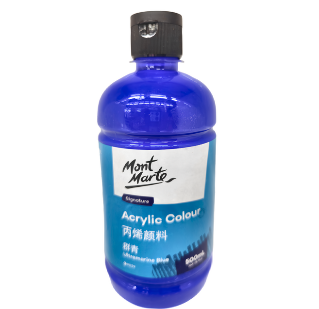 蒙瑪特 壓克力顏料 群青, 500ml, 1色