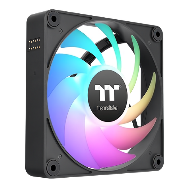 thermaltake 曜越 CT120 EX ARGB 反轉 磁吸快接散熱器 3個, CL-F192-PL12SW-A, 黑色, 1組