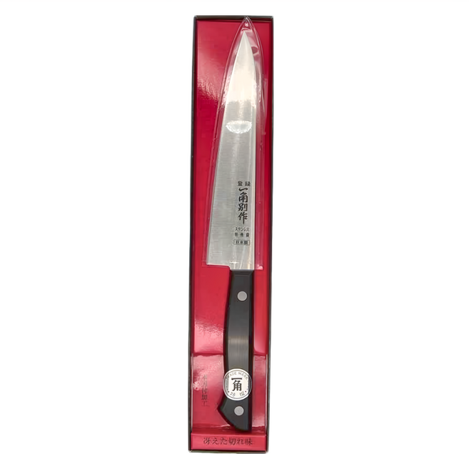 Ikkaku 一角 牛刀 日本製造不鏽鋼, 黑色 + 銀色, 1支