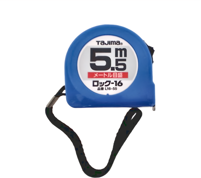 TaJIma 田島 捲尺 L16-55BL 16mm 藍色 188g, 5.5m, 6個