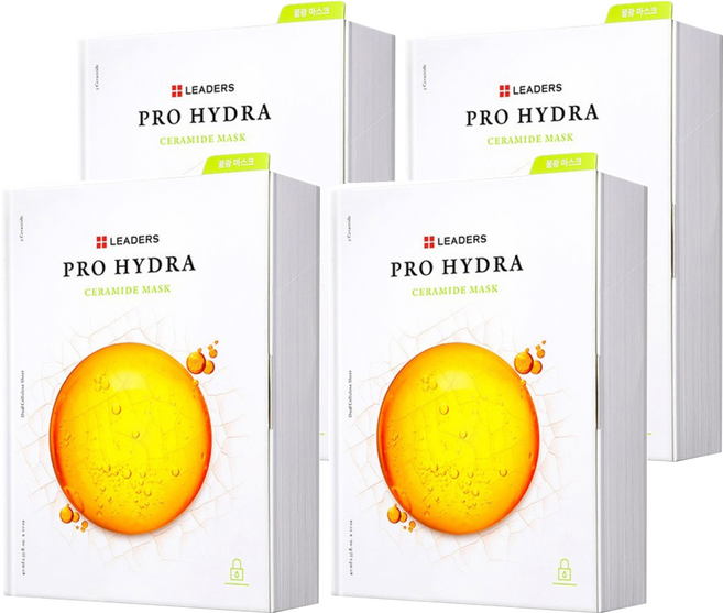 LEADERS 麗得姿 Pro Hydra 神經酰胺面膜 40ml, 10片, 4盒