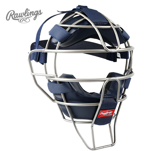Rawlings 輕量捕手面罩 ASIAN FIT, 1個, 海軍藍