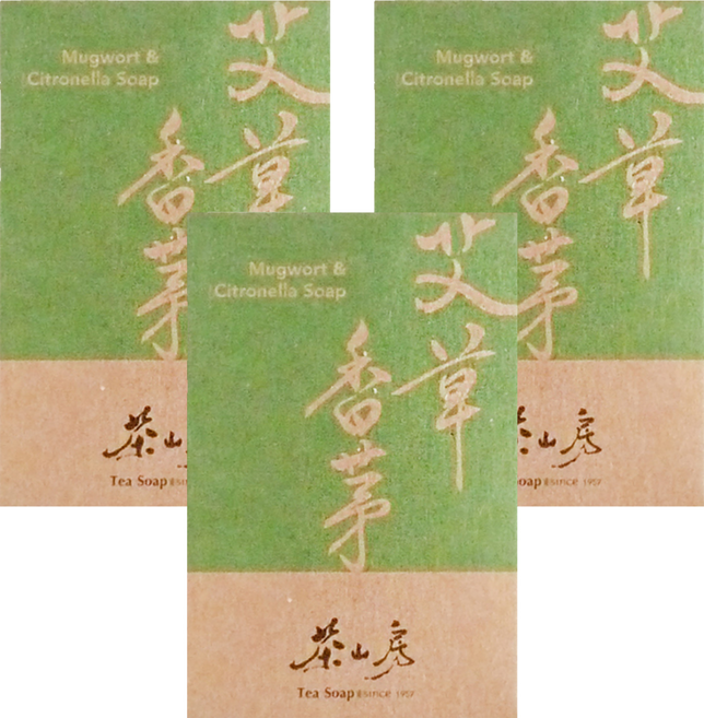Tea Soap 茶山房 艾草香茅皂, 100g, 3個