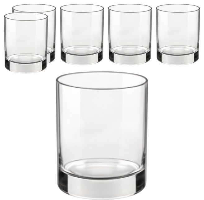Bormioli Rocco Cortina 威士忌杯 透明 195ml, 6個