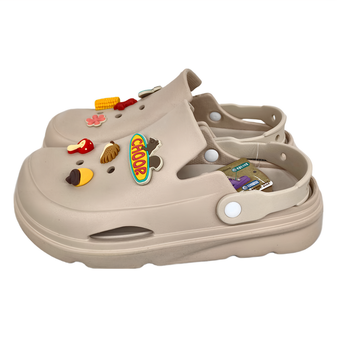 CHOOP 女段厚底輕便布希洞洞鞋 CHWP49201