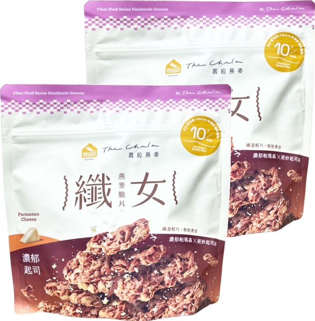 The Chala 蕎拉燕麥 纖女燕麥脆片 150g 低溫烘烤 手工壓制 無添加防腐劑 高纖天然, 2包