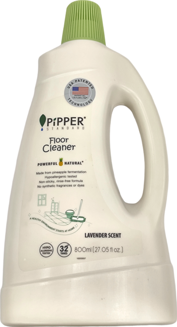 PiPPER STANDARD 沛柏 鳳梨酵素地板清潔劑 (薰衣草) 800ml 強力天然, 1瓶