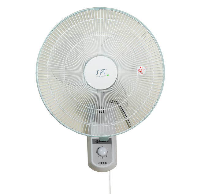 尚朋堂 14吋平網掛壁扇 外型新潮美觀耐用 高密度護網安全貼心, SF-1451P