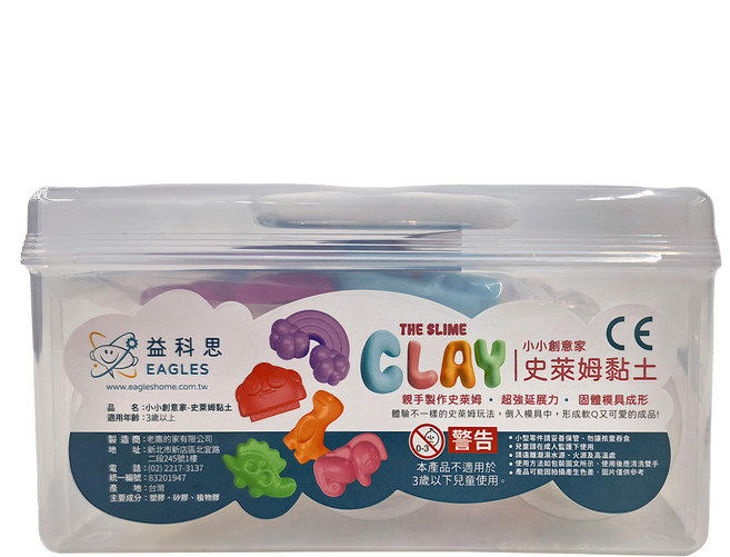 Eagle's Lab 益科思 小小創意家系列 史萊姆黏土 3歲以上, 1盒
