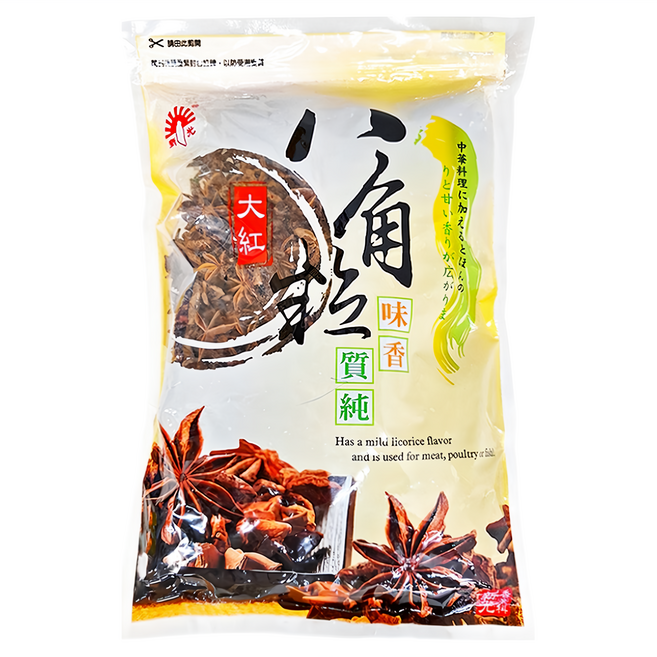 新光洋菜 大紅八角粒, 600g, 1包