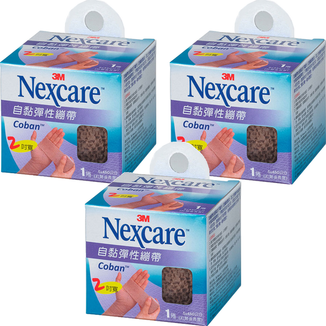 3M Nexcare 1582CP 自黏彈性繃帶, 1捲, 3盒