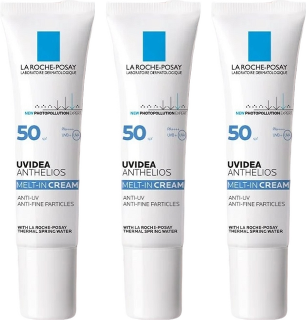 LA ROCHE POSAY 理膚寶水 台灣公司貨 全護清爽防曬液UVA PRO SPF50 PA++++ 透明色, 30ml, 3條