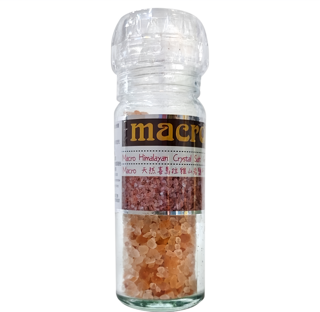 Macro 喜馬拉雅山岩鹽, 100g, 1罐