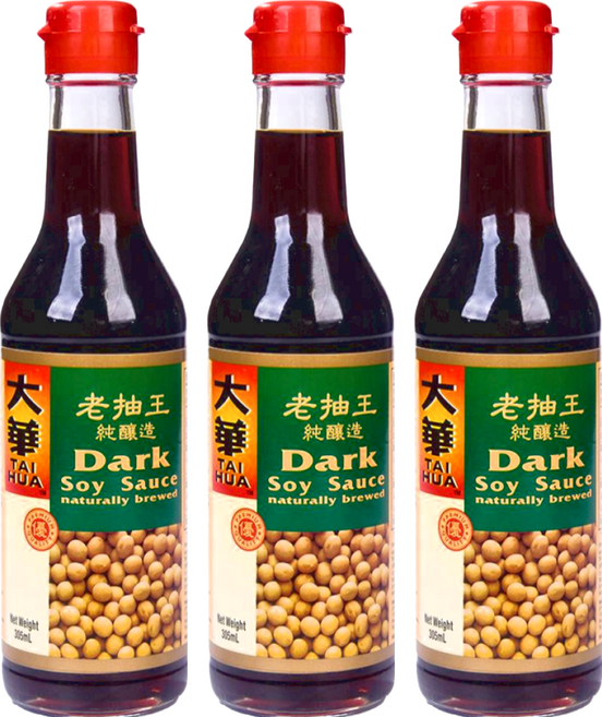 大華醬油 特級純釀造醬油 老抽, 305ml, 3瓶