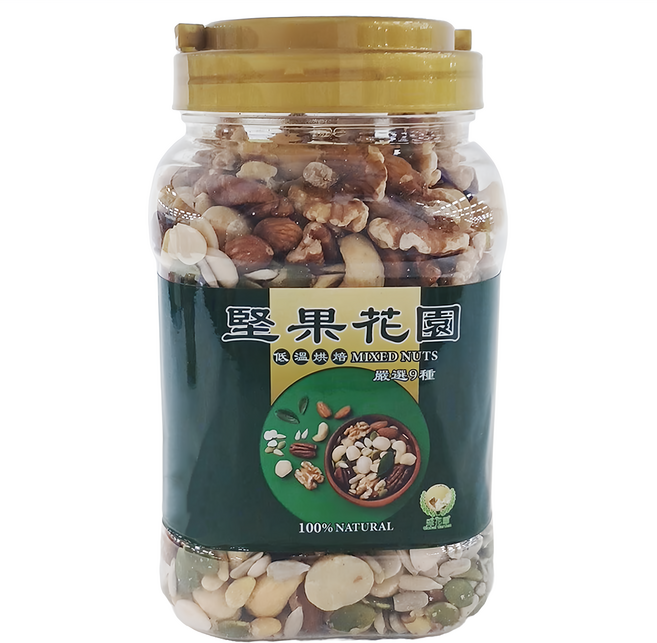 Global Garden 盛花園 堅果花園九寶重量罐, 730g, 1罐