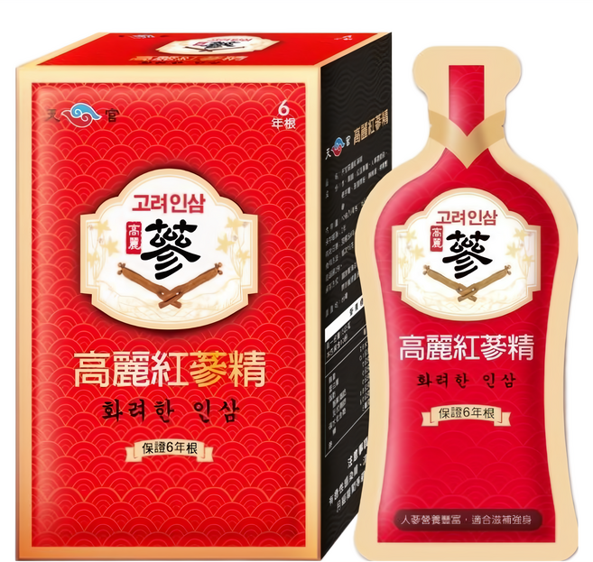 華陀扶元堂 高麗紅蔘精, 10包, 15g, 1盒