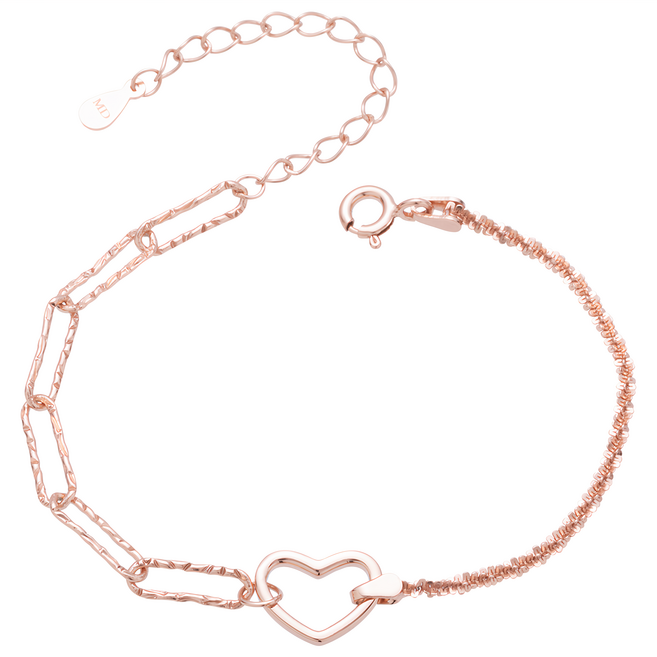 MARIGOLD 美爾朵 為你心空925純銀手鍊 KMD103 1條