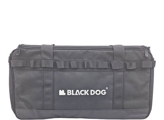 BLACK DOG 黑狗 露營裝備收納包 1.3kg, 黑色, 1個, 3層
