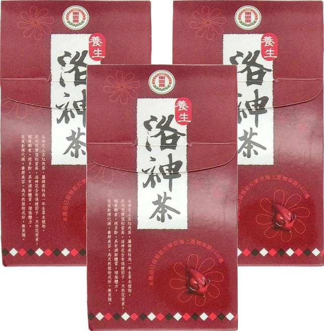 台東地區農會 養生洛神茶 60g, 3g, 20包, 3盒