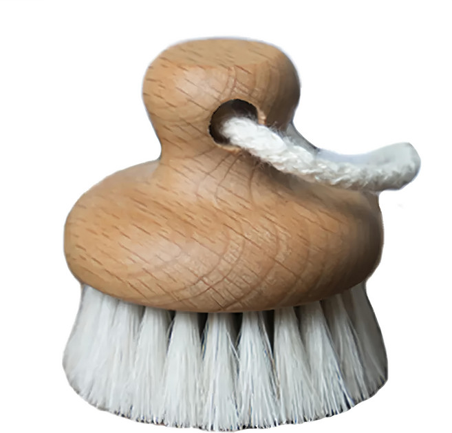 fA brushes 天然馬毛深層臉部清潔刷, 1個