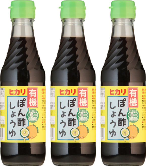 HIKARI FOODS 光食品 有機和風柚子醬油, 250ml, 3瓶