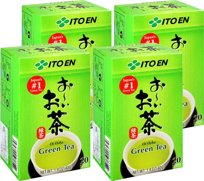 ITO EN 伊藤園 好喝綠茶包, 2g, 20包, 4盒