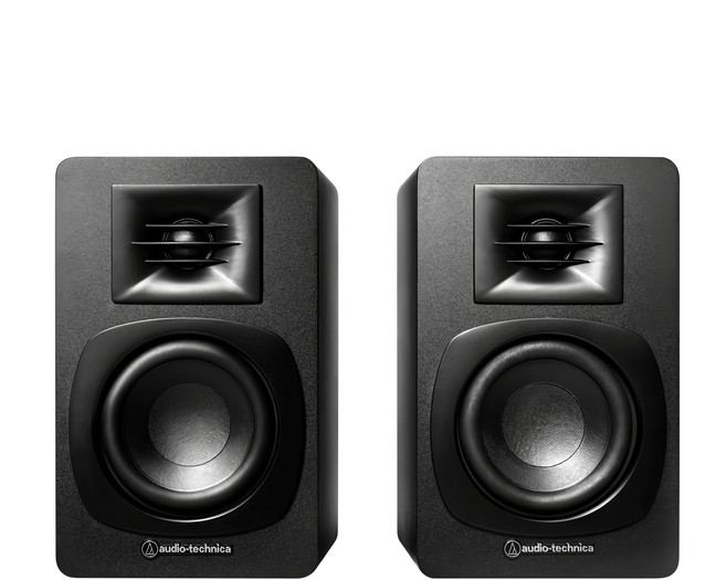 audio-technica 鐵三角 主動式書架型喇叭 藍牙喇叭 原廠保固, AT-SP3X, 黑色