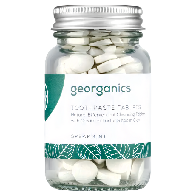 georganics Vegan 礦物牙膏錠 留蘭香薄荷120顆