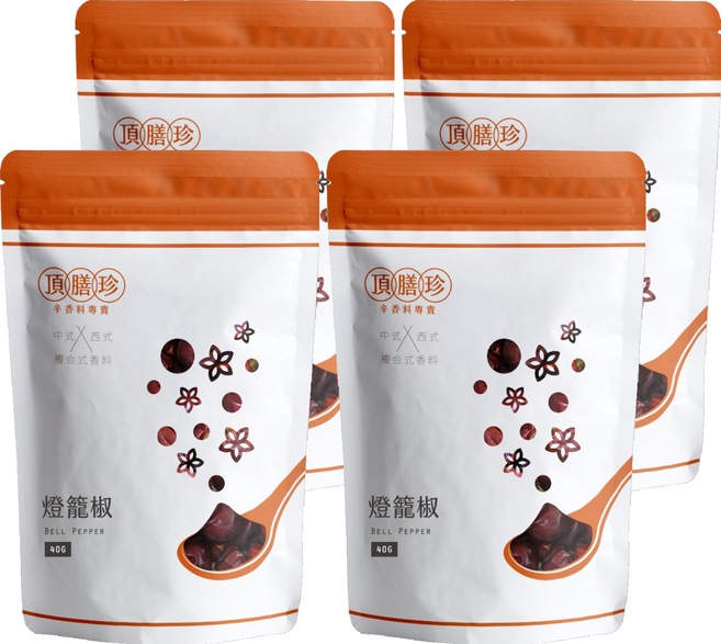 頂膳珍 燈籠椒, 40g, 4包