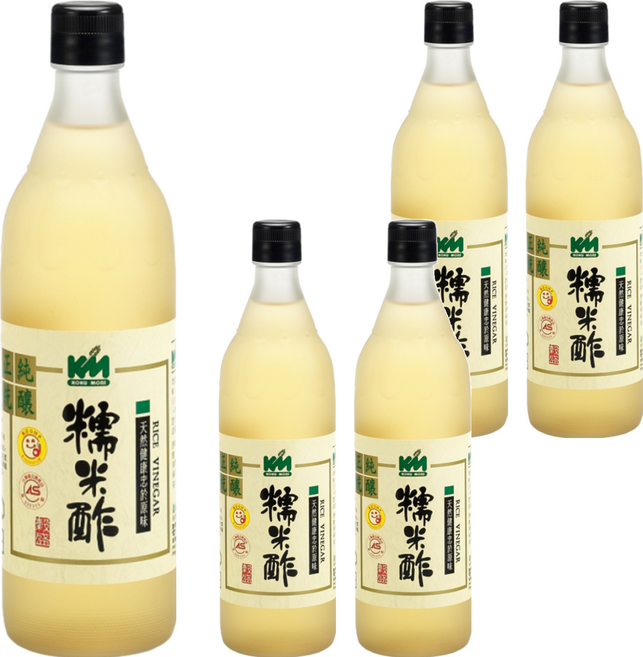 KOKUMORI 穀盛 糯米酢, 600ml, 5瓶