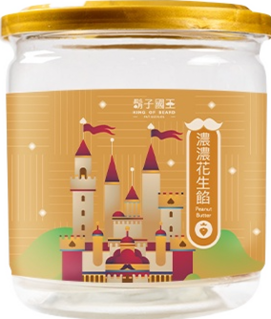NO.9 鬍子國王研發 濃濃花生餡蛋捲 酥脆口感 獨立包裝, 140g, 1個