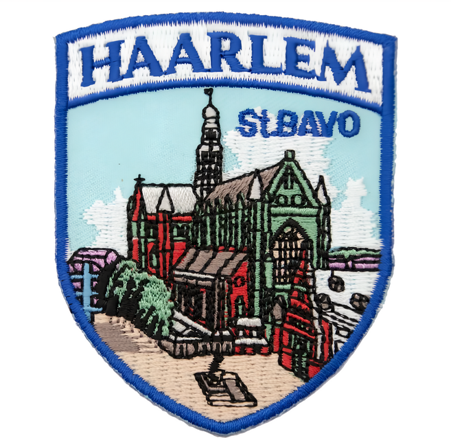 A-ONE 匯旺 荷蘭哈倫 聖巴弗教堂 地標造型刺繡, 1個