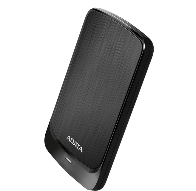 ADATA 威剛 2TB 薄型碟 黑色, HV320, 1個