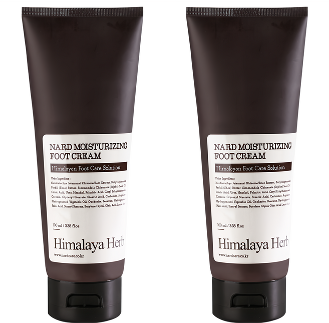 NARD 保濕護足霜 草本香 Set 軟化角質、高效保濕, 100ml, 1條, 2條