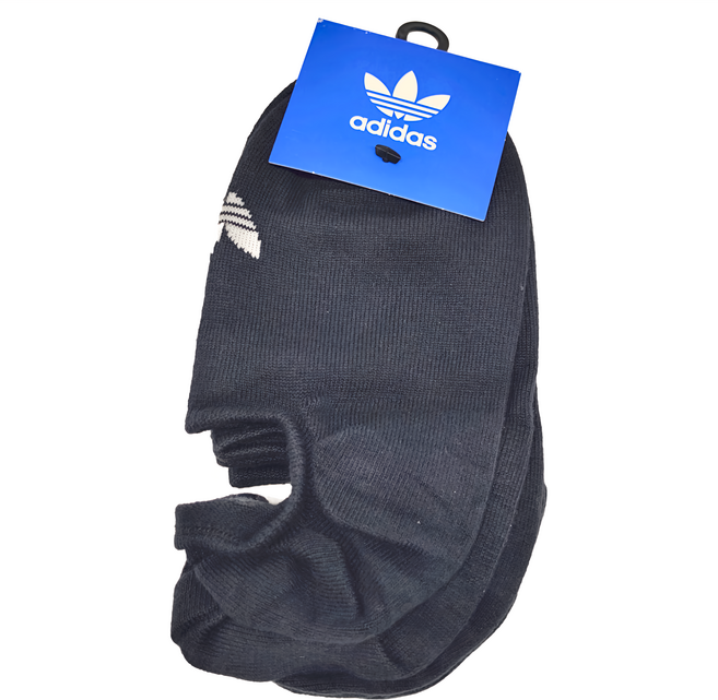 adidas 愛迪達 延續款 LOW CUT SOCK 3P 運動襪, 黑色, 3雙
