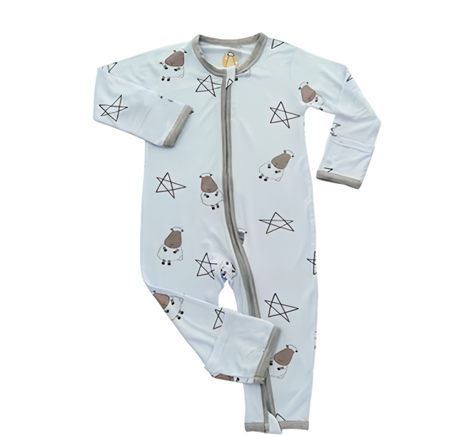 baa baa sheepz 抱抱羊 雙拉鍊長袖連身衣