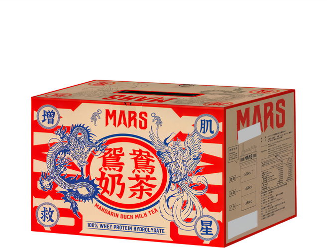 MARS 戰神 水解乳清蛋白 鴛鴦奶茶, 2.1kg, 1盒
