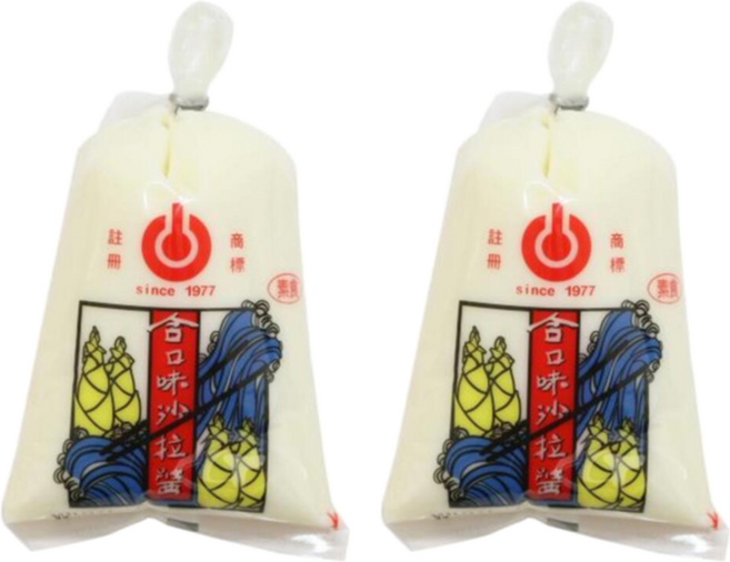 合口味素食沙拉醬, 500g, 2包