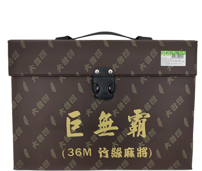 巨無霸 竹絲麻將 36M, 1盒, 綠色