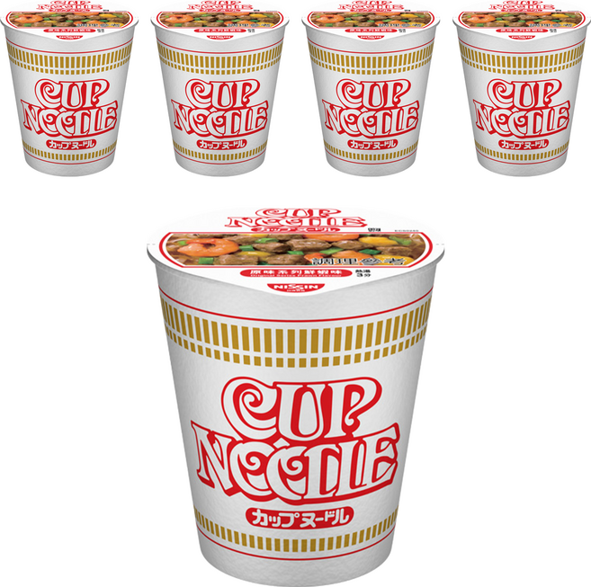 NISSIN 日清 CUP NOODLE 合味道 原味系列 鮮蝦味杯麵, 5入