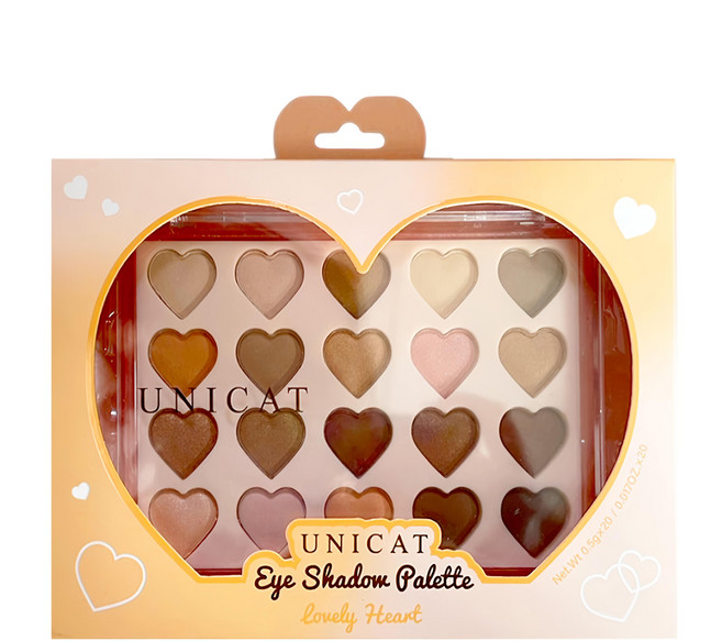 UNICAT 變臉貓 20色眼影盤, 茶醉愉悅, 1盒