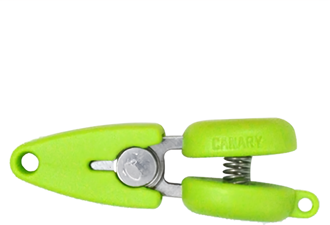 CANARY 長谷川刃物 超迷你剪刀 日本產 不鏽鋼 ABS塑膠, 湖水綠, 1支