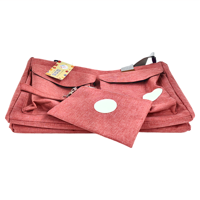 SO In SEWING 所以相縫 多功能側背包 附手拿包, 胭脂粉