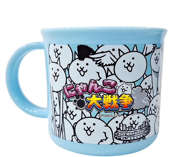 Skater AG抗菌塑膠水杯 7.4 x 6.8cm 200ml, 貓咪大戰爭, 1個
