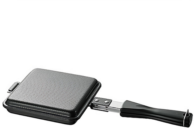 SHIMOMURA 下村工業 日本製雙面吐司烤盤 880g, 1個, 無需鍋蓋