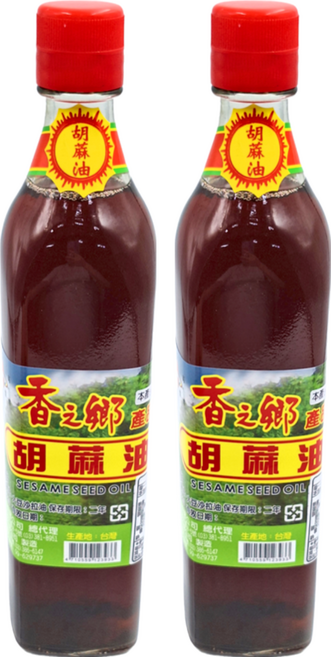 香之鄉 胡麻油, 500ml, 2瓶