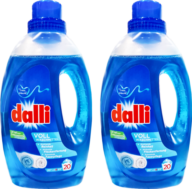 dalli 達麗 全效洗衣精 德國原裝進口 超濃縮, 1.1L, 2瓶