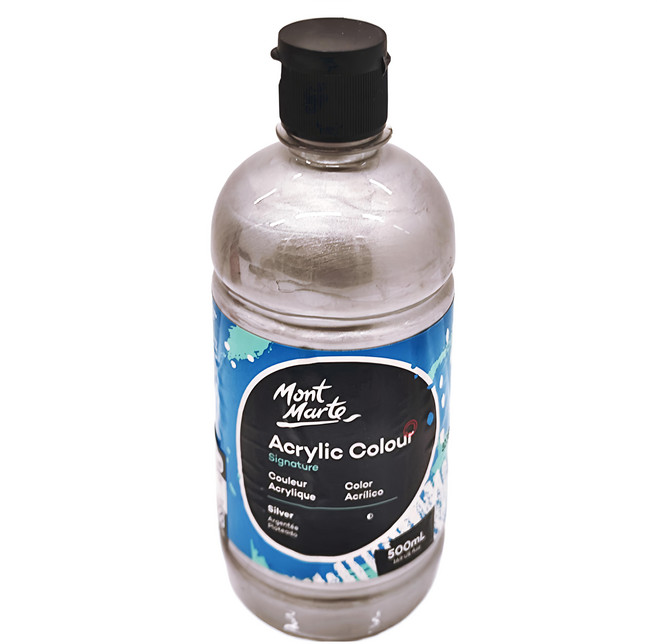 Mont Marte 蒙瑪特 壓克力顏料 金屬色, 500ml, 1色
