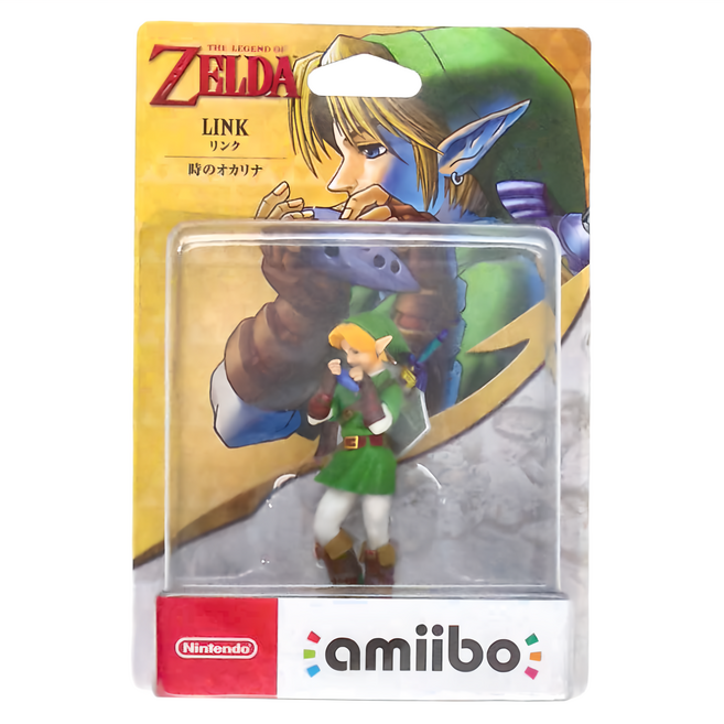 Nintendo 任天堂 amiibo Amiibo公仔 時之笛林克 薩爾達, NVL-001, 綠色, 1個