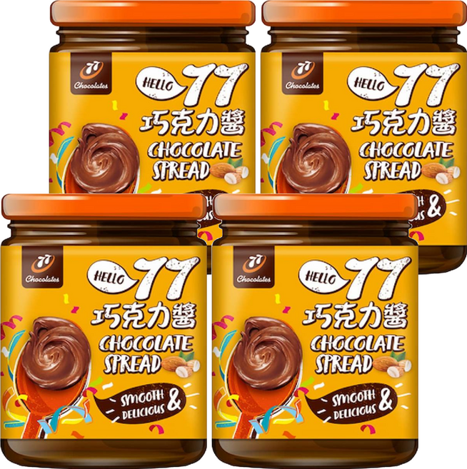77 巧克力醬, 250g, 4罐